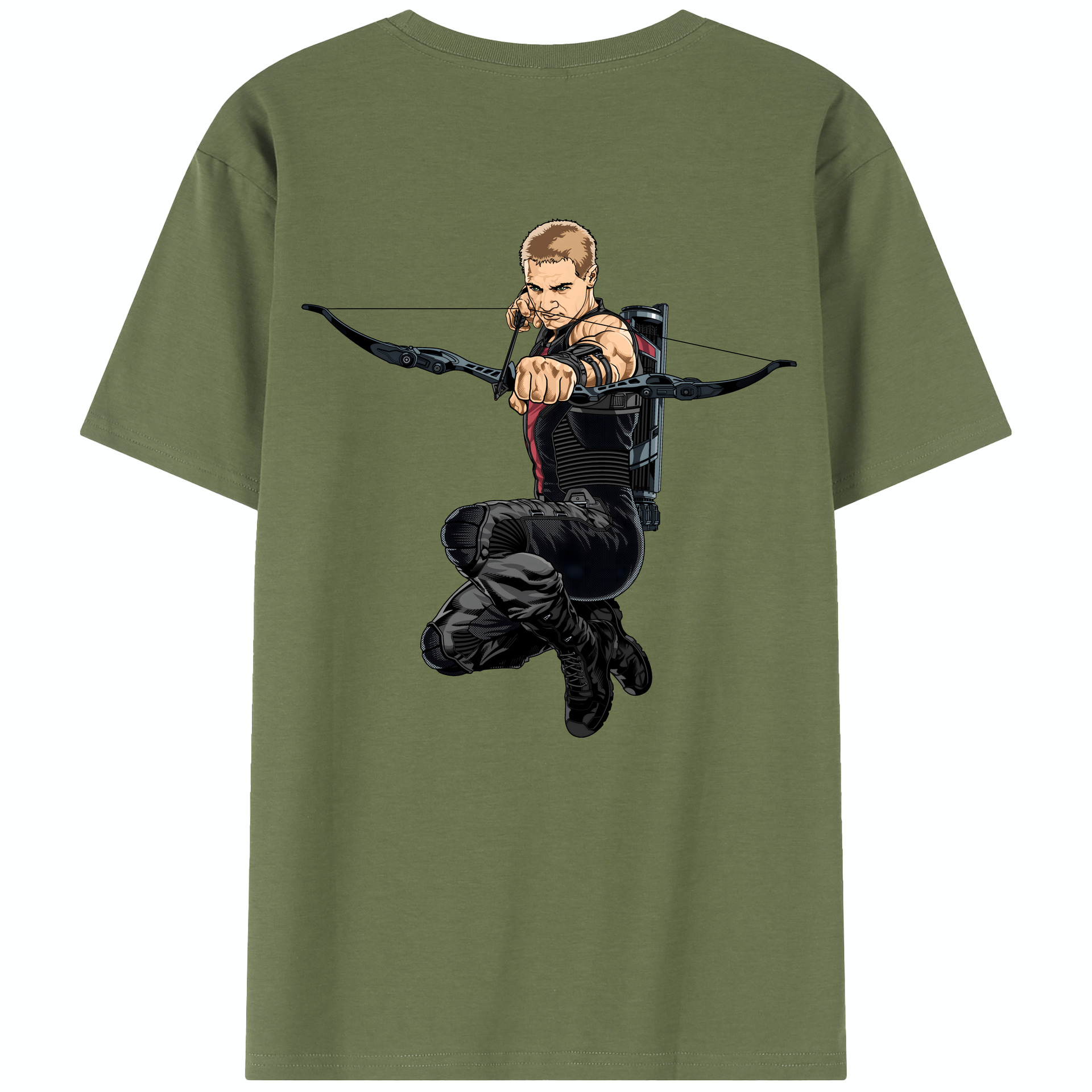 （画像用） アベンジャーズ The Avengers 綿100％半袖Tシャツ（背面プリント）